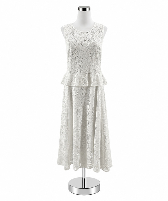 Lilly Pulitzer Dresses & Skirts - Lilly Pulitzer Armista Floral Lace Tiered Peplum Dress Size 14